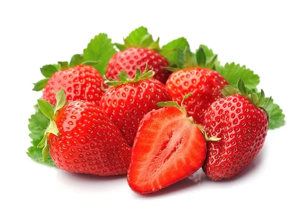 Söta jordgubbar . — Stockfoto