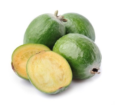 Tropikal meyve feijoa.