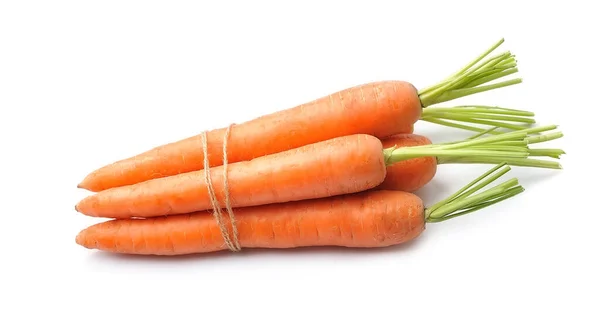 Корінь Моркви Ізольований Білому Тлі — стокове фото