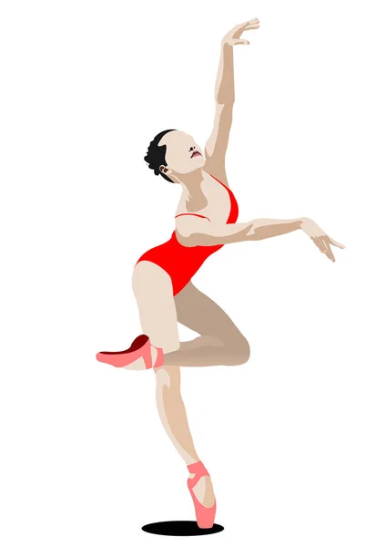 Illustration vectorielle de danse moderne — Image vectorielle