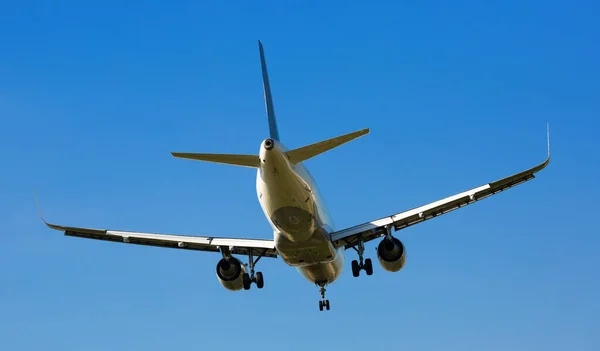 Large Passenger Airplane Taking Airport Day — Stock Photo, Image