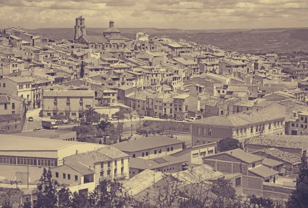 View Town Province Teruel Calaceite Spain — Stock Photo, Image