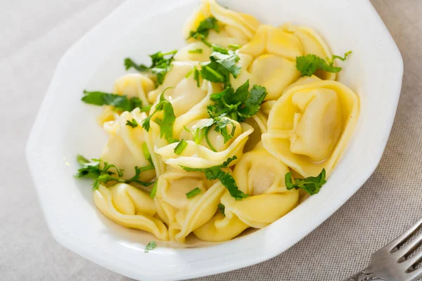 Ravioli mit Gemüse — Stockfoto