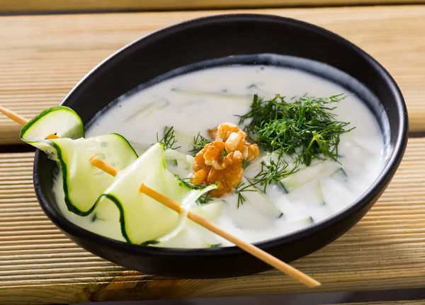 Tarator zupy chłodzonej — Zdjęcie stockowe