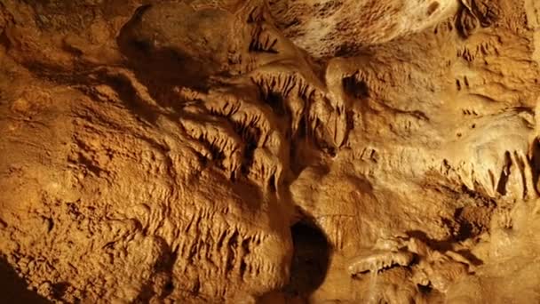 Koneprusy Caves - impressive landmark of Bohemian Karst created by nature, Czech Republic — Stock Video