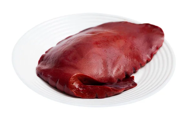 Raw pork liver — Stock Photo, Image