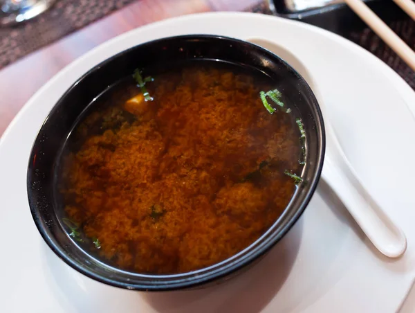 Ιαπωνική σούπα miso — Φωτογραφία Αρχείου