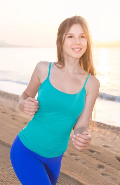 Deportiva está trotando — Foto de Stock