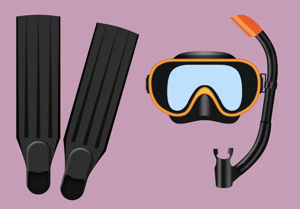 Diving Kit Great Recreation Underwater Ocean — Stock Photo, Image