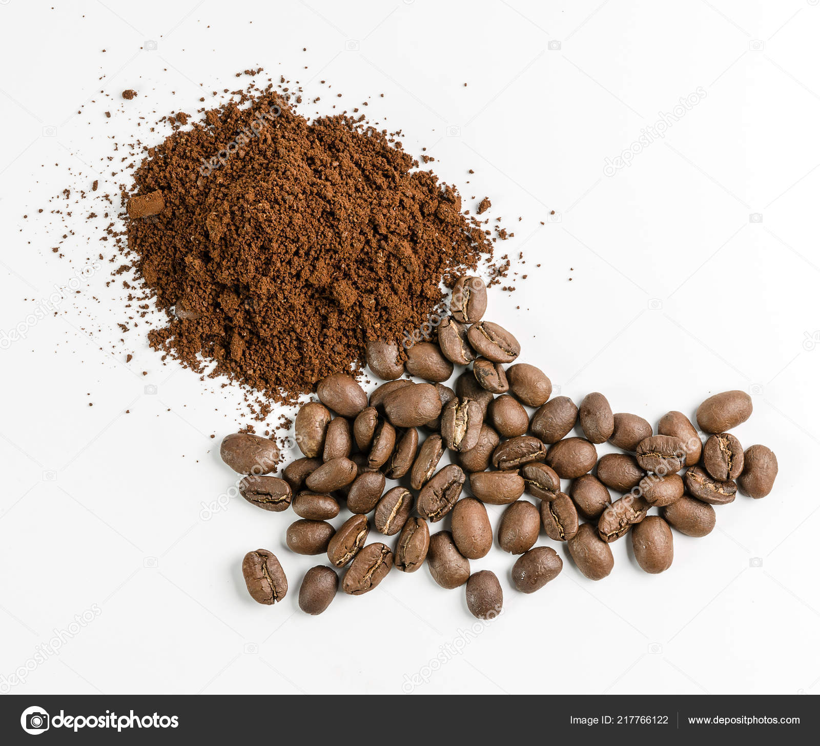 ground coffee beans