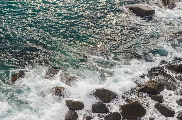 Surf Onde Gotta Sulla Costa Del Mare — Foto Stock