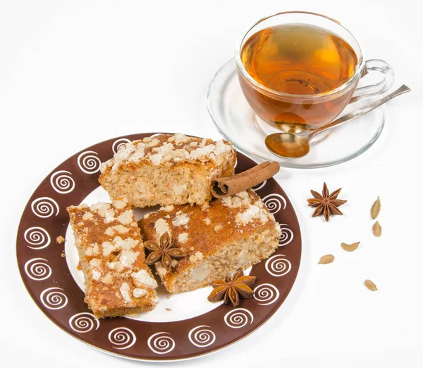 Té y galletas — Foto de Stock