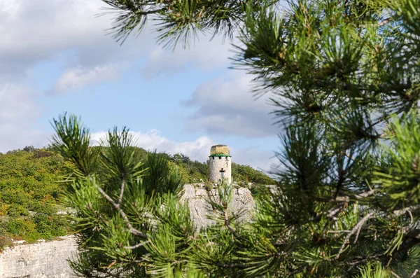 Ancient church on rock — Stock Photo, Image