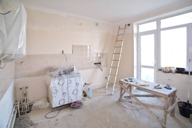 Odada onarın. tasarım öğesi.