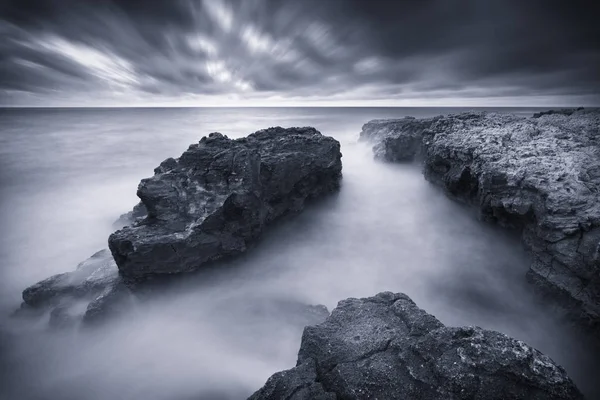 Güzel Deniz Manzarası Doğa Rock Deniz — Stok fotoğraf