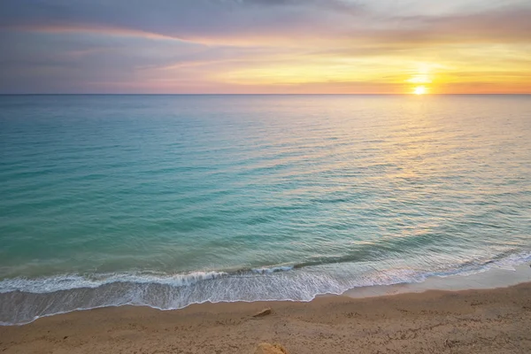 Bela Paisagem Marinha Ondas Praia Composição Aérea Natureza — Fotografia de Stock