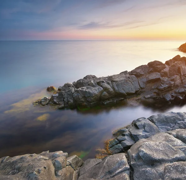 美丽的海景 自然的组成 — 图库照片