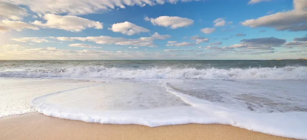 Belle Plage Littoral Paysage Marin Composition Nature Estivale — Photo