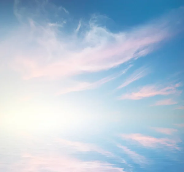 Sky Bakgrund Solnedgången Naturens Sammansättning — Stockfoto