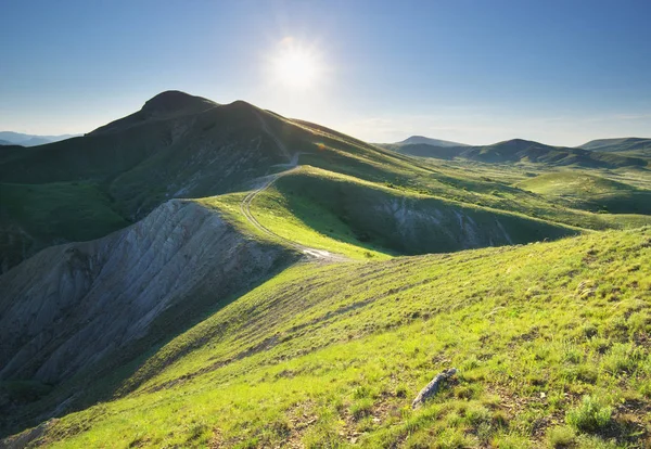 Arte paesaggio montano . — Foto Stock