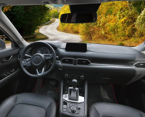 Dashboard inside car. — Stock Photo, Image