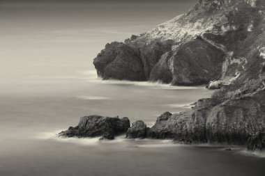 Güzel tek renkli deniz manzarası. 