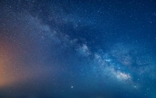 Vía Láctea Cielo Nocturno Naturaleza Escena Fondo — Foto de Stock