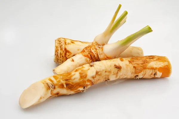 Pepparrot Närbild Ljus Bakgrund — Stockfoto