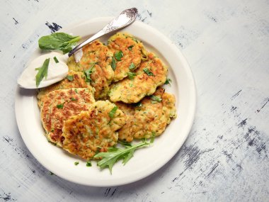 Sebze vejetaryen kabak krep