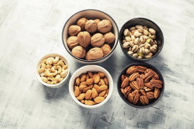 Masada kase fındık çeşitleri. Sağlıklı gıda.