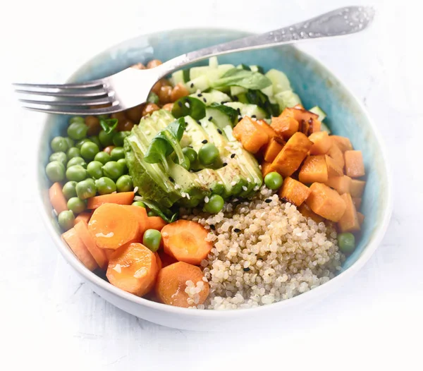 Vegan yemek kase. Sağlıklı beslenme kavramı