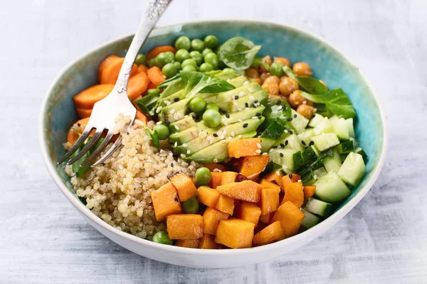 Comida Vegetariana Concepto Alimentación Saludable — Foto de Stock