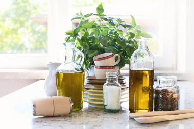 Arka plan yemek yiyecek. Sağlıklı beslenme ve diyet gıda kavramı.