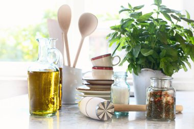 Arka plan yemek yiyecek. Sağlıklı beslenme ve diyet gıda kavramı.