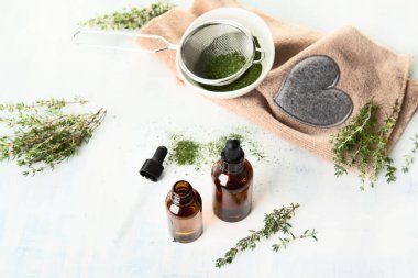 Kekik esans dal taze kekik ile