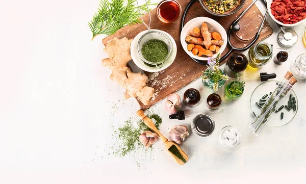 Homeopathy. Alternative medicine concept. — Stock Image Homeopathy Alternative Medicine Concept Stock Photo