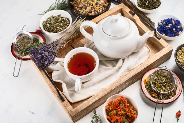 Different Type Tea — Stock Photo, Image