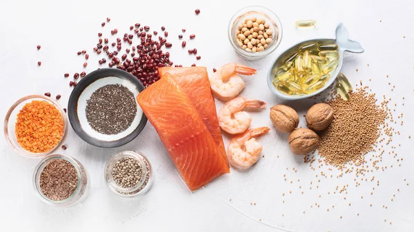 Fonti di omega 3 — Foto Stock