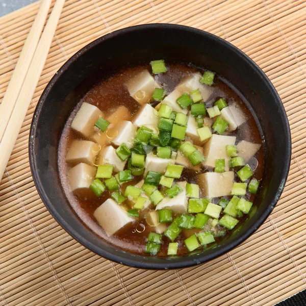Sopa de miso japonesa — Foto de Stock