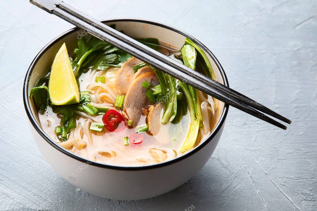 Asian noodle soup