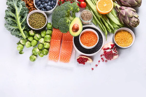 Selección de alimentos saludables —  Fotos de Stock