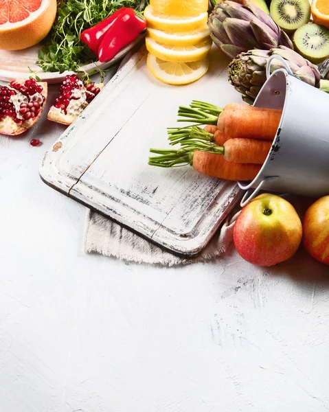 Organic food background — Stock Photo, Image