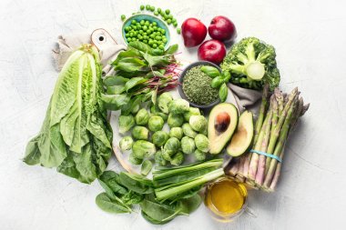 K vitamini açısından zengin gıdalar. 