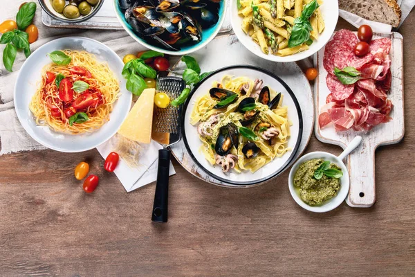 Traditioneel Italiaans eten — Stockfoto