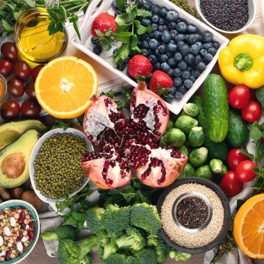 Sağlıklı beslenme geçmişi. Temiz ve detoks yeme