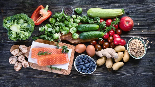 Selección de alimentos saludables —  Fotos de Stock