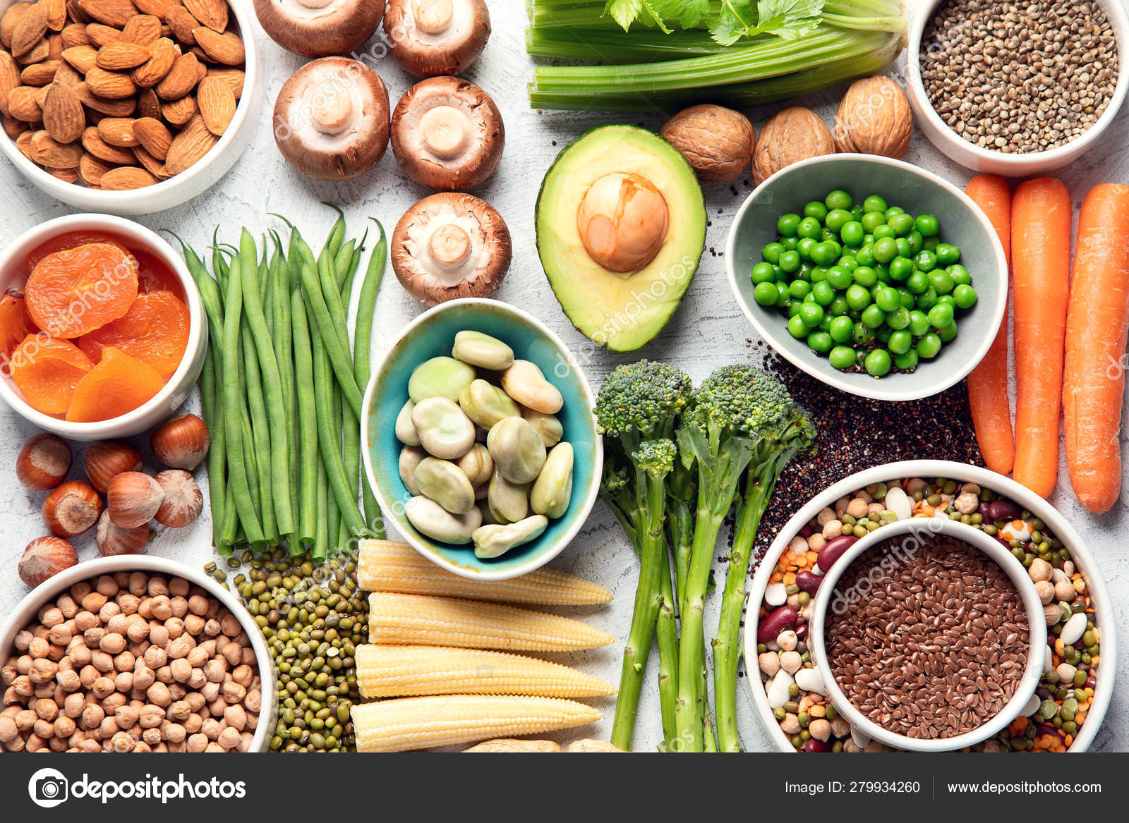 De vegetal en fuente alimentos proteinas ricos