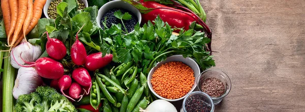 Surtido de verduras frescas — Foto de Stock