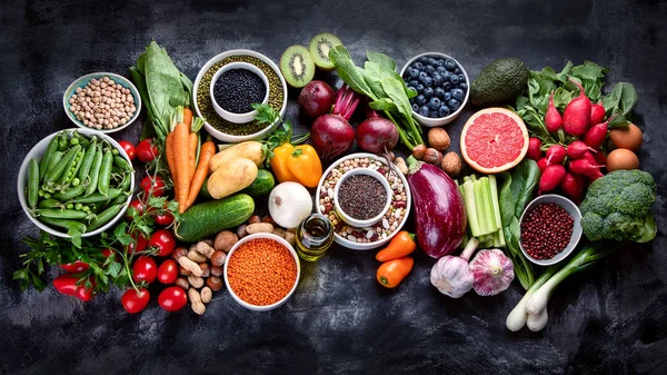 Healthy eating ingredients — Stock Photo, Image