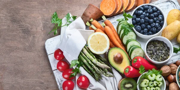 Melhores alimentos alcalinos altos — Fotografia de Stock